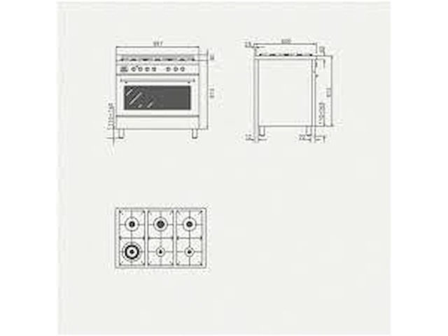 Boretti ml9016gsixbe milano - afbeelding 3 van  3