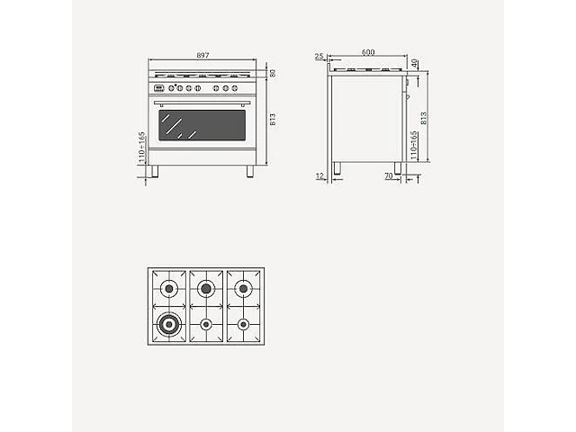 Boretti ml9016gszwbe milano - afbeelding 7 van  7
