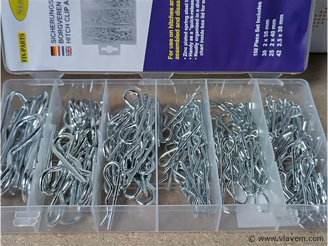 Borgclips en borgverenset 228 delig - afbeelding 4 van  15