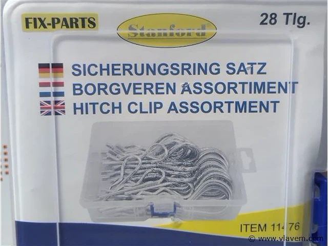 Borgclips en borgverenset 228 delig - afbeelding 5 van  15