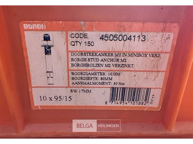 Borgh doorsteekanker - afbeelding 2 van  2