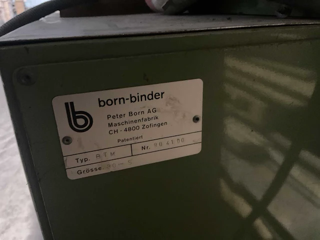 Born-binder btm koord-inbindmachine - afbeelding 5 van  5