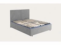 Borstbed 140x190 - grijze stof - afbeelding 3 van  6