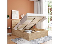 Borstbed 140x190cm - houteffect - afbeelding 7 van  14