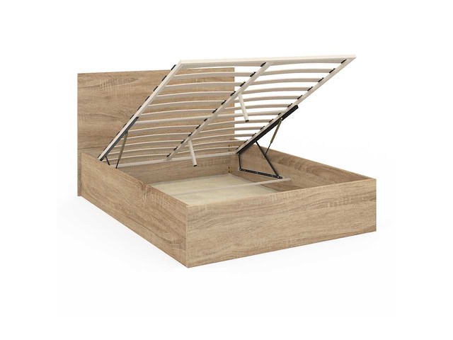 Borstbed 140x190cm - houteffect - afbeelding 9 van  14