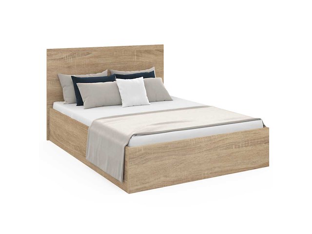 Borstbed 140x190cm - houteffect - afbeelding 13 van  14