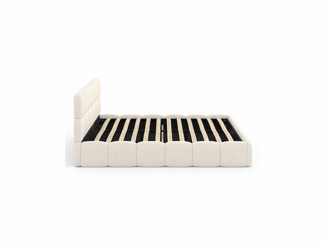 Borstbed 160x200cm - badstof met bedbodem en hoofdeinde - afbeelding 8 van  9