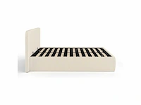 Borstbed in badstof met bedbodem en hoofdeinde 160x200cm - afbeelding 7 van  8
