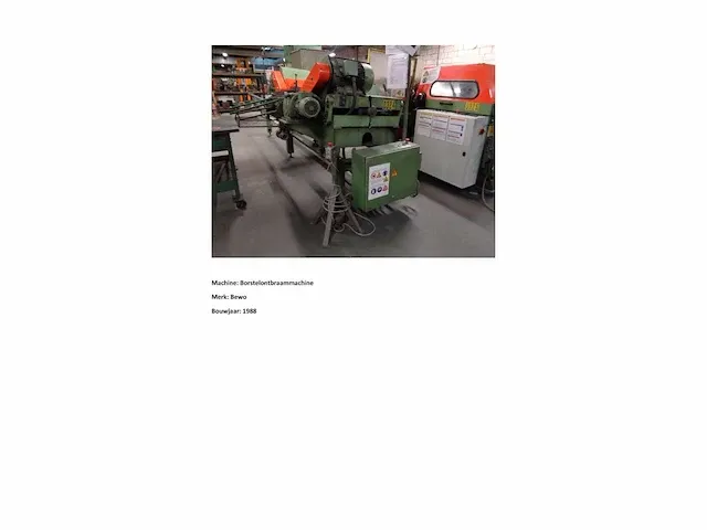 Borstelontbraam machine (nr 0324) - afbeelding 5 van  5