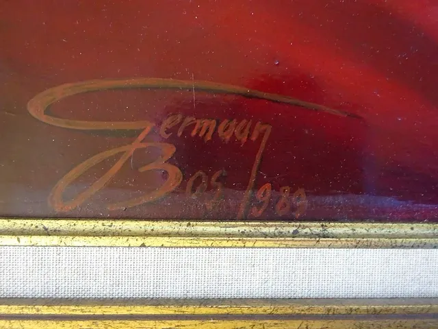 Bos germaan - jachttrofee '89 - afbeelding 4 van  4