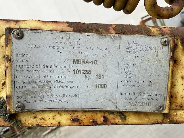 Boscar mbra-10 pallethaak - afbeelding 4 van  4
