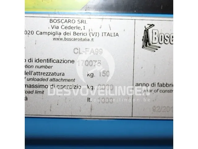Boscaro cl-fa99 bodemcontainer - afbeelding 2 van  5