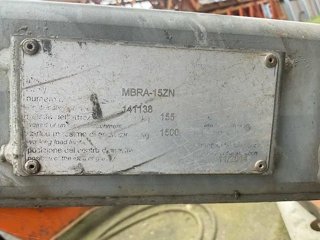 Boscaro mbra-15zn pallethaak - afbeelding 3 van  3