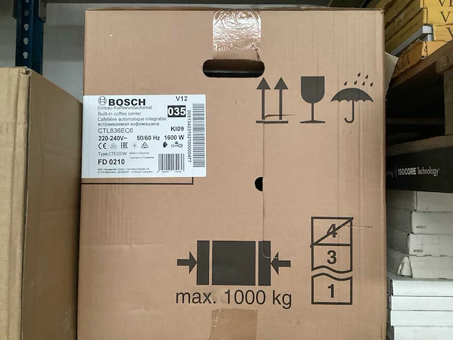 Bosch - ctl836ec6 - espresso machine - afbeelding 3 van  4