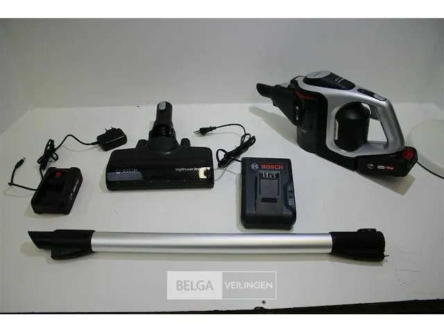 Bosch bcs8224wa unlimited white oplaadbare steelstofzuiger - afbeelding 2 van  3