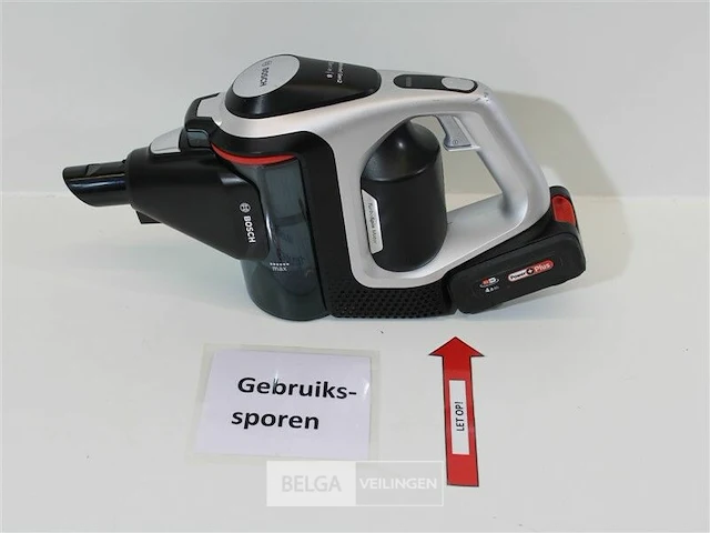 Bosch bcs8224wa unlimited white oplaadbare steelstofzuiger - afbeelding 4 van  5