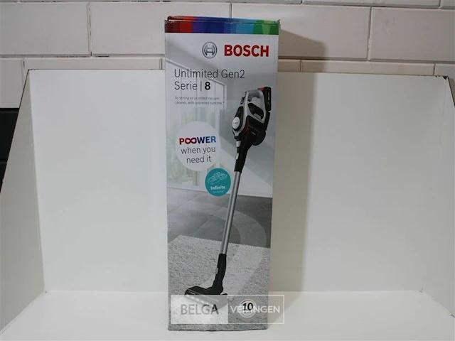 Bosch bcs8224wa unlimited white oplaadbare steelstofzuiger - afbeelding 8 van  8