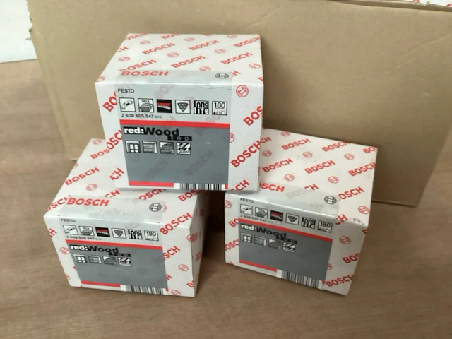 Bosch delta schuurpapier 93 x 93 mm, k180 (19x) - afbeelding 1 van  4