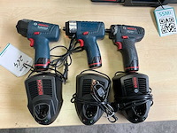 Bosch divers accu schroefmachines (3x) - afbeelding 1 van  6