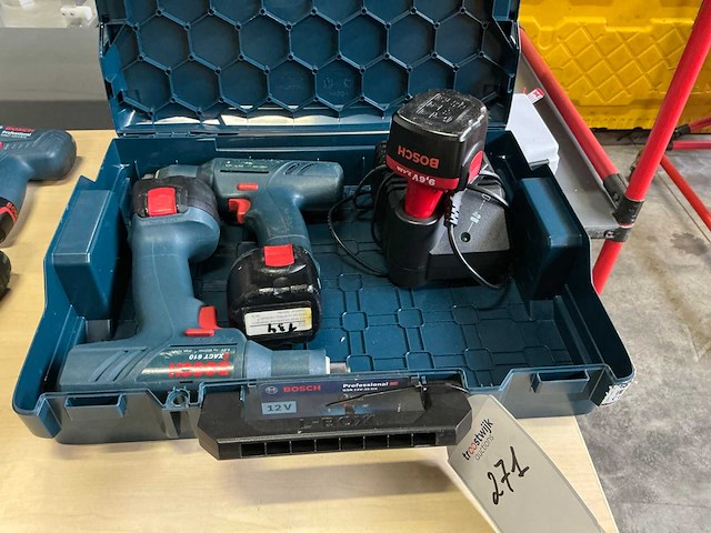 Bosch exact 610 accu schroefmachines (2x) - afbeelding 1 van  5