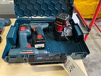 Bosch exact 610 accu schroefmachines (2x) - afbeelding 1 van  5
