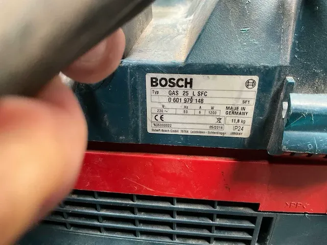 Bosch gas 25 l sfc industriële stofzuiger - afbeelding 3 van  3