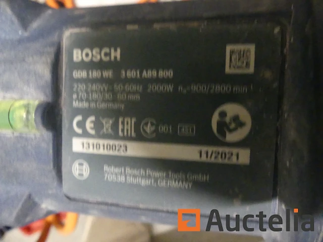 Bosch gdb 180 we kernboormachine - afbeelding 5 van  6