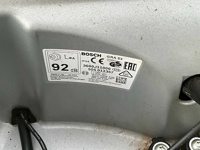 Bosch gra 53 professional grasmaaier 2x accu 36v + lader - afbeelding 5 van  16