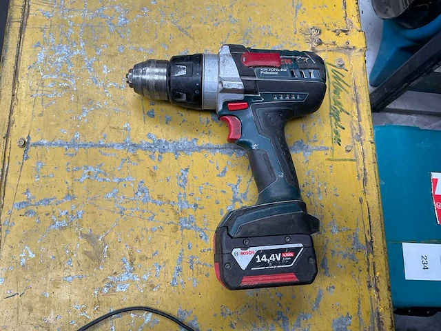 Bosch gsr 14,4 ve 2 li accu boormachine (2x) - afbeelding 2 van  4