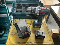 Bosch gsr 14,4 ve-2li accu boormachine - afbeelding 1 van  3