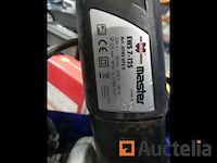 Bosch gsr 18 v-110c op accu boormachine, würth ews7-125 haakse slijper - afbeelding 1 van  13