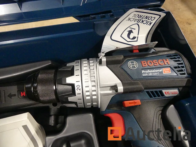 Bosch gsr 18 v-110c op accu boormachine, würth ews7-125 haakse slijper - afbeelding 8 van  13