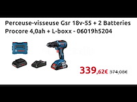 Bosch gsr 18v-55 accuschroefboormachine in de systainer