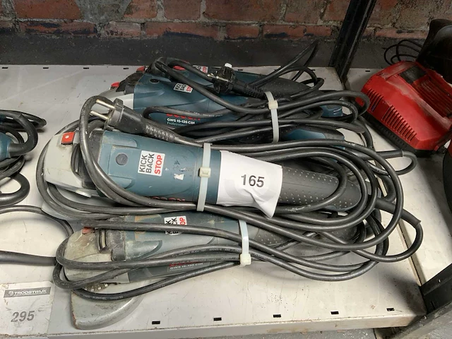 Bosch gws 15-125 cih haakse slijpmachine (5x) - afbeelding 1 van  3