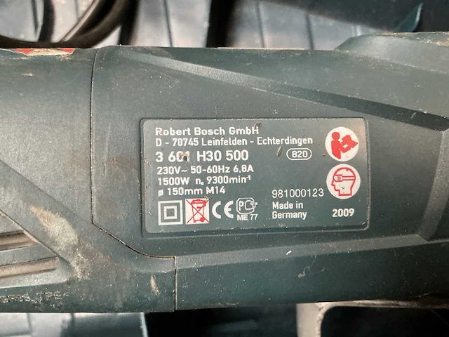 Bosch haakse slijper - afbeelding 3 van  5