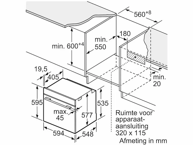 Bosch hbg974kb1 heteluchtoven - afbeelding 4 van  4