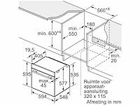 Bosch hbg974kb1 heteluchtoven - afbeelding 4 van  4