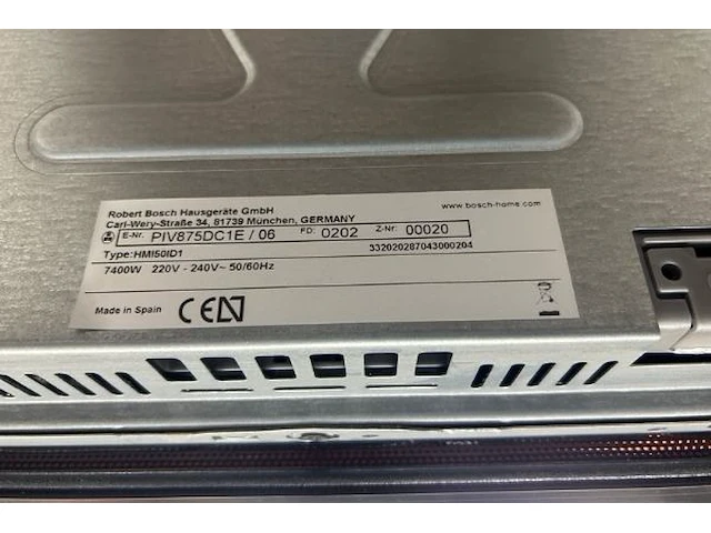 Bosch inductiekookplaat - afbeelding 4 van  4