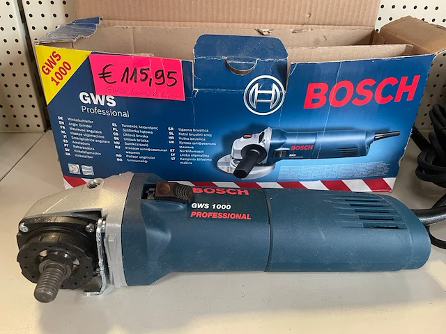 Bosch kleine haakse slijper - afbeelding 1 van  2