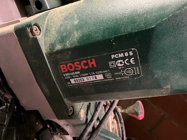 Bosch pcm 8 s afkortcirkelzaagmachine - afbeelding 3 van  4