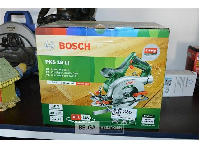Bosch pks 18li cirkelzaag - afbeelding 1 van  3