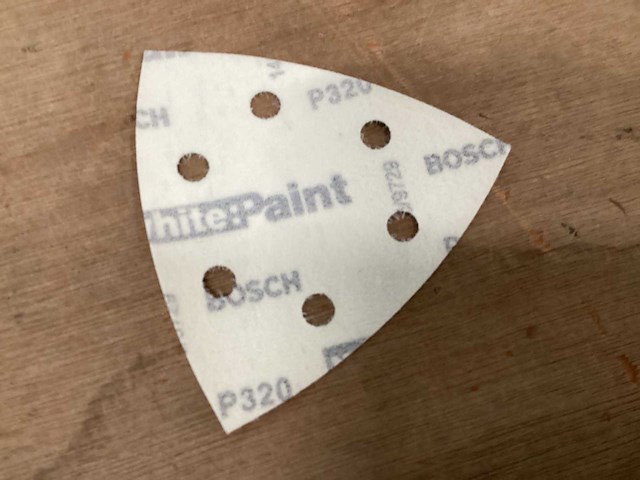 Bosch schuurpapier voor delta machine 93x93 (66x) - afbeelding 5 van  5