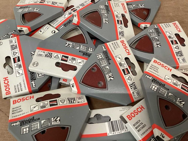 Bosch schuurpapier voor delta machine 93x93 (77x) - afbeelding 1 van  5