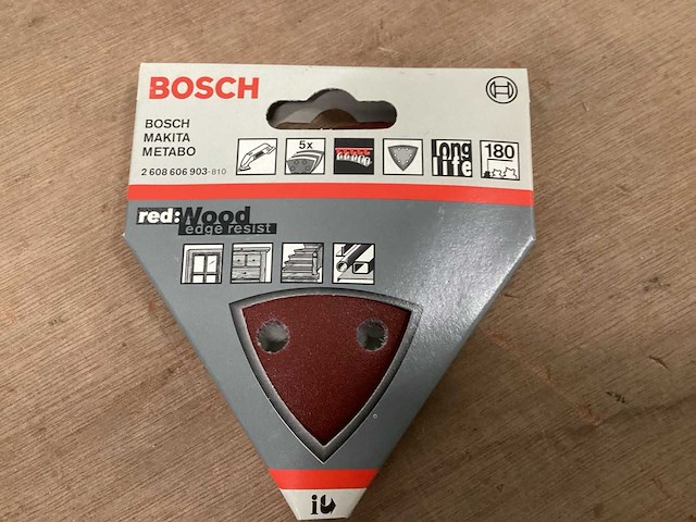 Bosch schuurpapier voor delta machine 93x93 (77x) - afbeelding 2 van  5