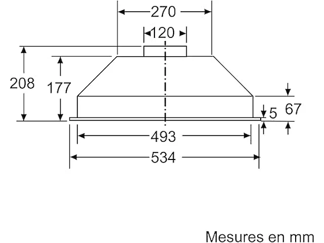 Bosch serie 2 afzuigkap - afbeelding 2 van  5