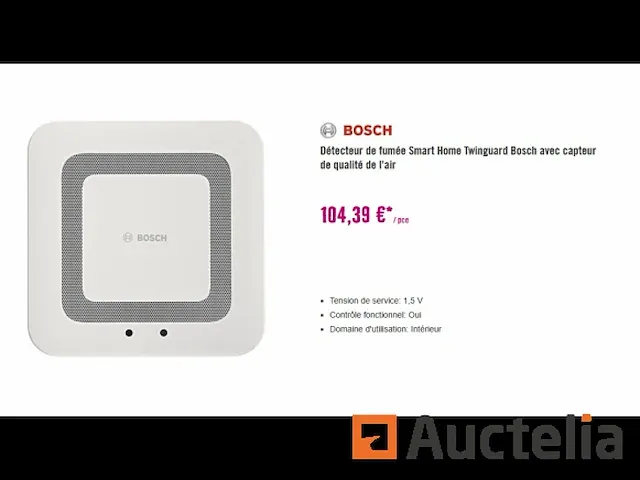 Bosch smart home twinguard rookmelder - afbeelding 1 van  1