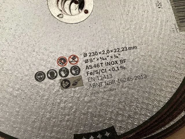 Bosch snijschijf 230 x 2 mm voor rvs (47x) - afbeelding 3 van  3