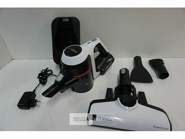 Bosch unlimited bcs612w oplaadbare steelstofzuiger - afbeelding 1 van  2