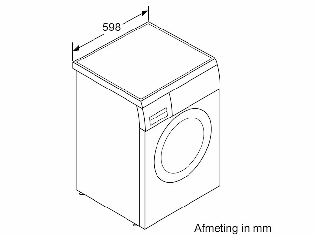 Bosch wasmachines waq284446nl/09 - 8 kg - gereviseerd a - afbeelding 4 van  7
