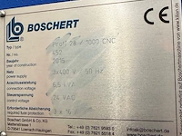 Boschert profi 28 / 1000 cnc kantbank - afbeelding 2 van  3